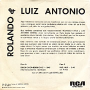 [EP] ROLANDO & LUIZ ANTONIO / Chica-Chica-Boom-Chic